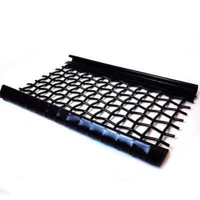 China Plain Weave Filter Mesh Powder Coated Sieve Screen Mesh For Sand Stone Mine and Quarry for sale