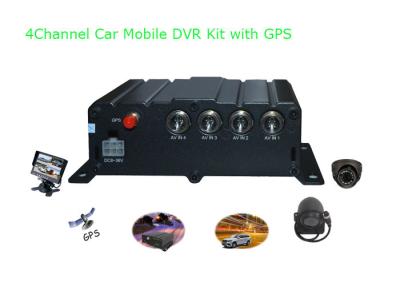 China Anti - High Temperature Automotive DVR H 264 4CH GPS Location Tracking for sale