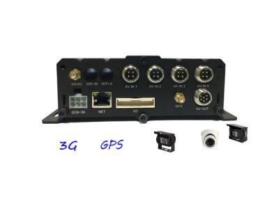 China 720P HD Mobile DVR 4 Channel With GPS 3G G - sensor Security System for sale