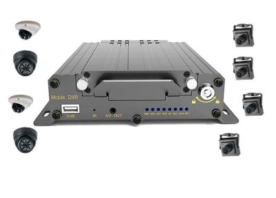 China HDD-SD-geheugenkaart mengde 8 Kanaal Mobiel DVR Registreertoestel met van de het Profielcompressie van H.264 de Hoge g-Sensor van GPS 3G Te koop