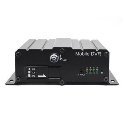 China tarjeta GPS móvil de 4ch SD que sigue el registrador móvil de la impulsión del coche DVR de 720p HD, CCTV lleno DVR de HD con vídeo en tiempo real inalámbrico en venta