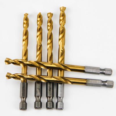 China Make hole GOLDMOON hss liner twist drill bit fully ground 5% cobalt M35 hss twist drill bit for sale