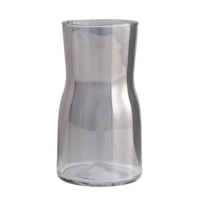 China Eco-friendly Hand Office Decoration Blown Flower Vase Ornaments Glass Vase For Flowers for sale