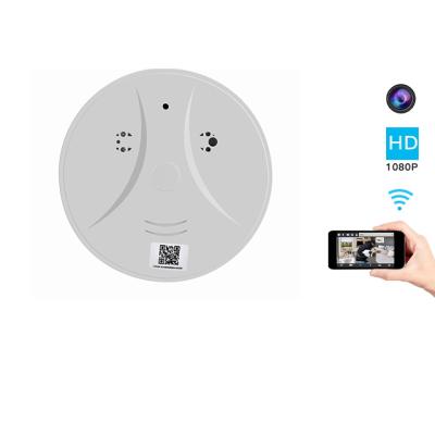 China Wireless Hidden NIGHT VISION Fire Alarm Camera Hisilicon Smoke Detector Wifi Spy Hidden Camera for sale