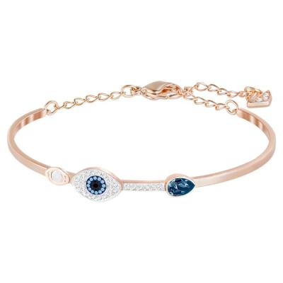 China FASHIONABLE new style female creative demon eye blue crystal bracelet for women jewelry volume for sale