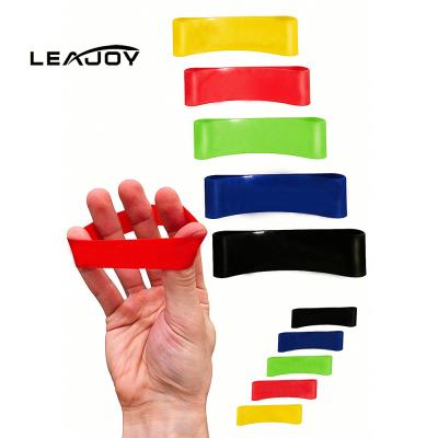 China Mini Rubber Resistance Loop Bands Mini For Finger Stretch Hand Exerciser for sale