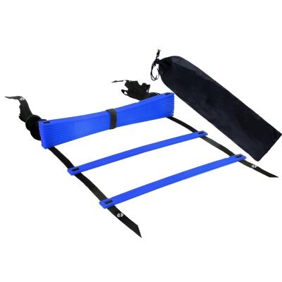 China Outdoor Exercising Adjustable Agility Ladder With Cones Gear Portable Agility Ladder for sale