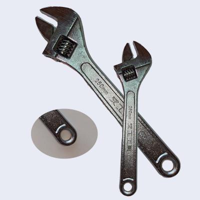 China Universal Adjustable Aluminum Gland Nut Bathroom Wrench Carbon Steel Adjustable Spanner Wrench for sale