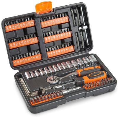 China Hot Selling Portable Tool Kit 130 Pieces 1/4