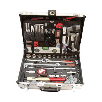 China Hot Selling Portable Aluminum Tool Case 130 PCs Portable Case Tool Kit DIY Tool Kit for sale