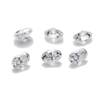 China Fire Wholesale D Color VVS Color Set Or Egg Shape Loose Moissanite Stones With GRA Certificate for sale