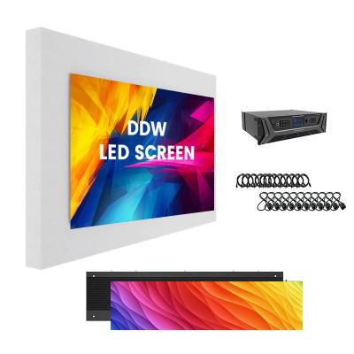 China P1.56 P1.95 P2.5 P2.6 P2.9 P3.91 LED Screen - 500x250/750x250/1000x250mm Aluminum Cabinet, 1200nits for Broadcast Studios and Corporate Events for sale