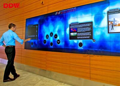 China 49 Inch 3.5mm Multi Touch Wall Display , Store Advertising Interactive Video Display With Camera for sale