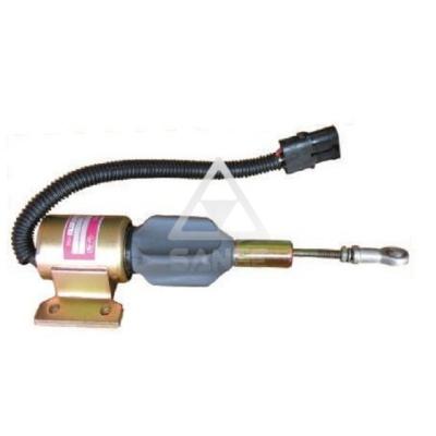 China High Quality Excavator Engine 24V 3922529 12V 3932530 Fuel Shut Off Solenoid, Flameout Stop Solenoid For R220-5 Excavator for sale