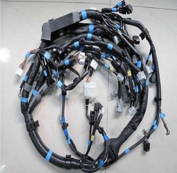 China Male / Female Automotive Wire Automotive Black Harness With Connector for sale