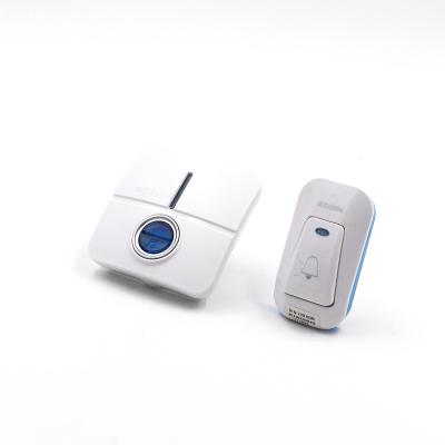 China ABS plastic kinetic wireless doorbell with instant and adjustable volume for sale