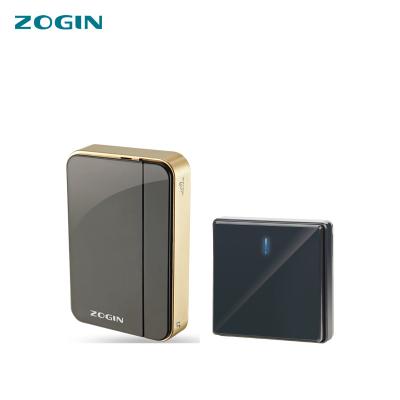 China ABS Plastic Big Button Wireless Battery Doorbell Free Doorbell for sale