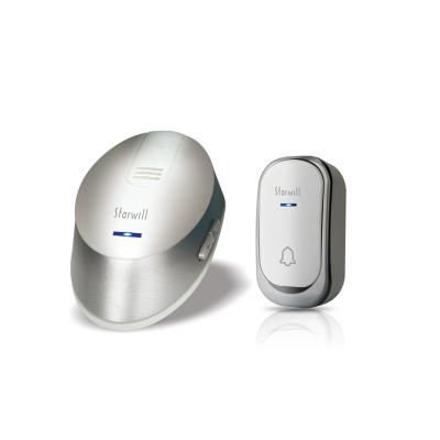 China Wireless Doorbell 1 to 1 150M 100dB EU ABS USA UK Plug Long Life Plastic for Home and Office for sale