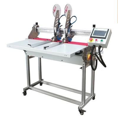 China Building Material Shops TMS 1000# Factory # Tape Outlet Applicator Machine For Paper Tape Application Machine For Kraft Paper /for PVC Board for sale