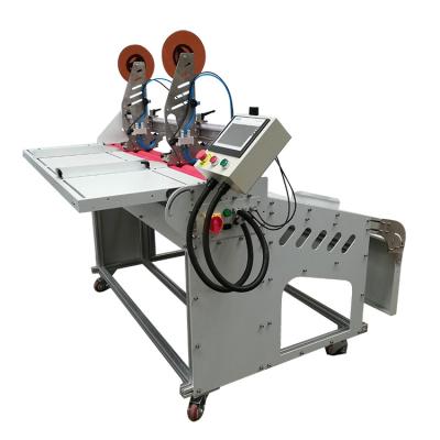 China Building Material Stores TMM 1400 -2H# Factory Tape Outlet Applicator Machine/Adhesive Tape Application Machine For Kraft Paper /for PVC Board for sale