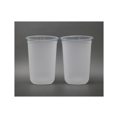 China Good Quality Disposable Eco-Friendly Direct Wholesale Plastic Cups Clear Frostd Injection Molding Cup for sale