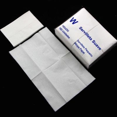 China Low fold white towel for sale