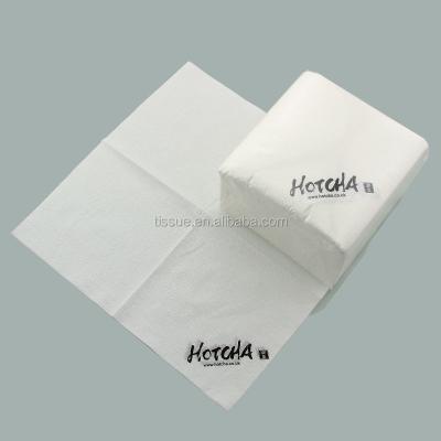 China White Custom Printed Paper Napkins White Napkin Paper for sale