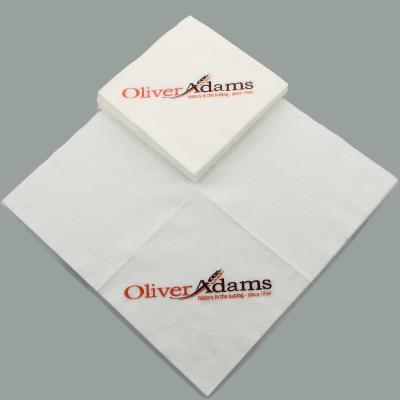 China White Biodegradable and Compostable Printed Napkin Tissue Paper Napkin Towel for sale