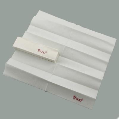 China White Multifold Disposable Paper Napkin 16fold Cutlery Napkin Restaurant Dinner Napkins for sale