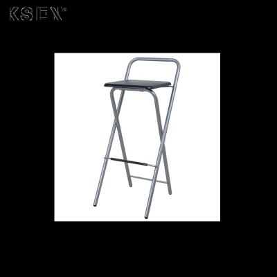 China Modern Metal Tube and Folding MDF Bar Stool KC-7510N1 for sale