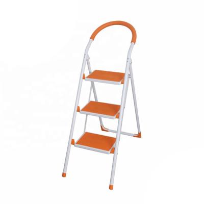 China KC-7013S Smart Folding Ladders Metal Stand Strong 3 Steps Folding Ladder for sale