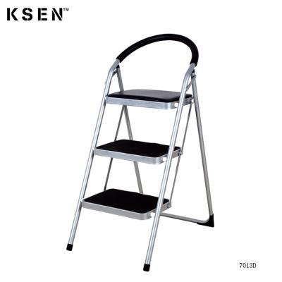 China Hot Sale Folding Ladders 3 Tier Step Ladder kc 7013D for sale