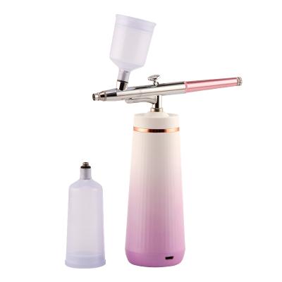 China Nano Skin Rejuvenation Large Oxygen Injection Facial Airbrush Water Jet Household Moisturizing Beauty Device for sale