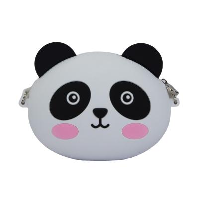 China New Panda Crossboy Silicone Zipper Bag Storage Chinese Tech Money Bag Waterproof Silicone Pouch For Girl To Trip for sale