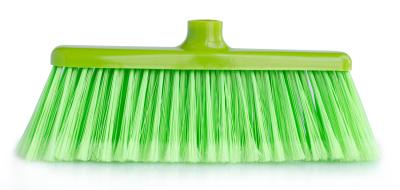 China Green 43 Inch Large Upright Plastic Brooms for Home Clean Besom Brush for sale