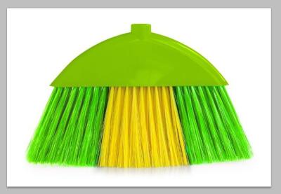 China Comfortable Non - slip Grip Household Cleaning Tools PVC Broom for sale