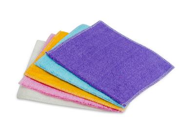 China Microfiber Kitchen Cleaning Cloths Bamboo Fiber Cleaning Cloths for sale