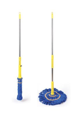 China 360 Looped End Clean Twist Mop with Microfiber / Yellow holder for sale