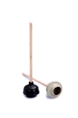 China Black Heavy Duty Rubber Toilet Plunger / household cleaning products for sale