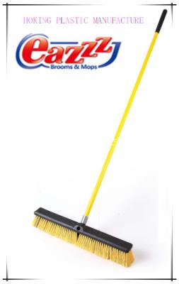 China Heavy Duty Industrial Push Brooms 45cm with Metal Handle / American thread for sale