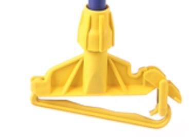 China Yellow PP Flexible structure Mop Clip Holder Refill without handle for sale