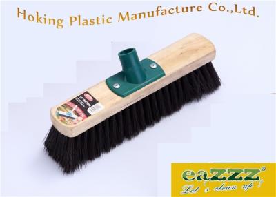 China Soft Bristle Sweeping Broom with PP Screw ,  30cm Wooden Block for sale