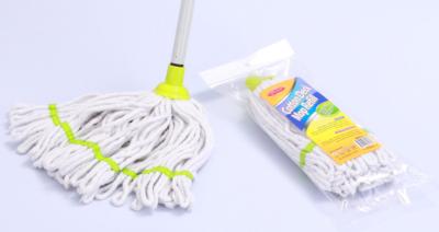 China OEM Easy Cleaning Cotton Mop / PVC Coated Wood Handle house cleaning mop for sale