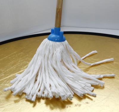 China 200g Span Lace Wooden Handle cleaning mops for  Floor / kitchen for sale