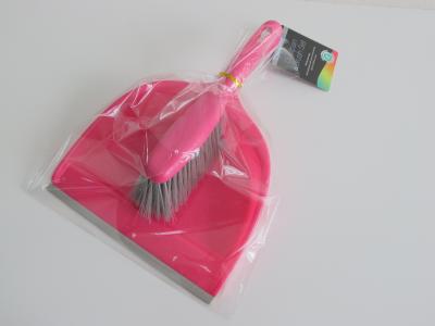 China House Upright dustpan and Brush Set with TRP Finishing Pan Edge Rubber Lip for sale