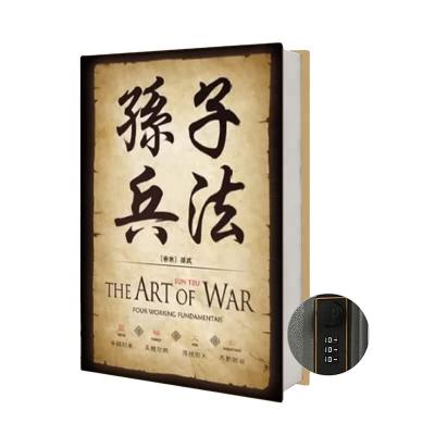 China Book safe the art of war deviation book safe storage box with safety lock for sale