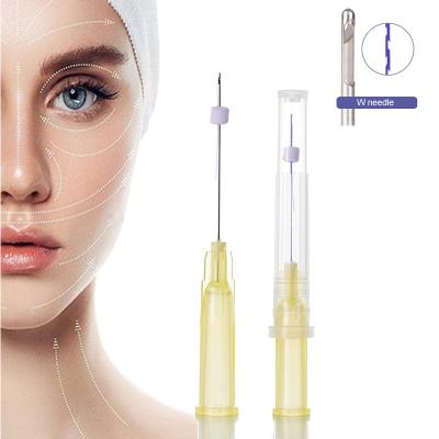 China W Adult hot sale blunt tip less bleeding mono eye wrinkle eye bag 30G 25mm pdo eye lifting threas for face for sale