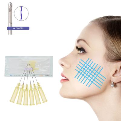 China Face Eye Cut Adult Disposable Cosmetic Care Lifting Cannula Mono Needle 30G 38mm Eye PDO Dermal Thread for sale