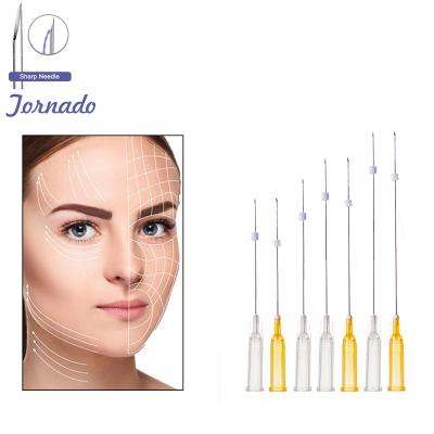 China Adult High Quality Skin Care Polydioxanone Tensors Tornado 27G 90mm PDO Thread Lift With Private Label for sale