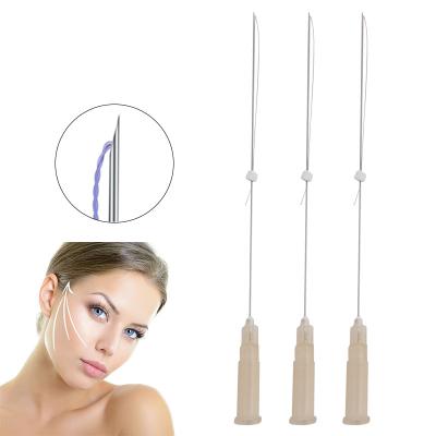 China Korea's best selling adult Auro's v-thread line of facial massage tornado 26G 90mm pdo thread lifting face lift products for sale